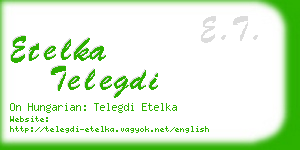 etelka telegdi business card